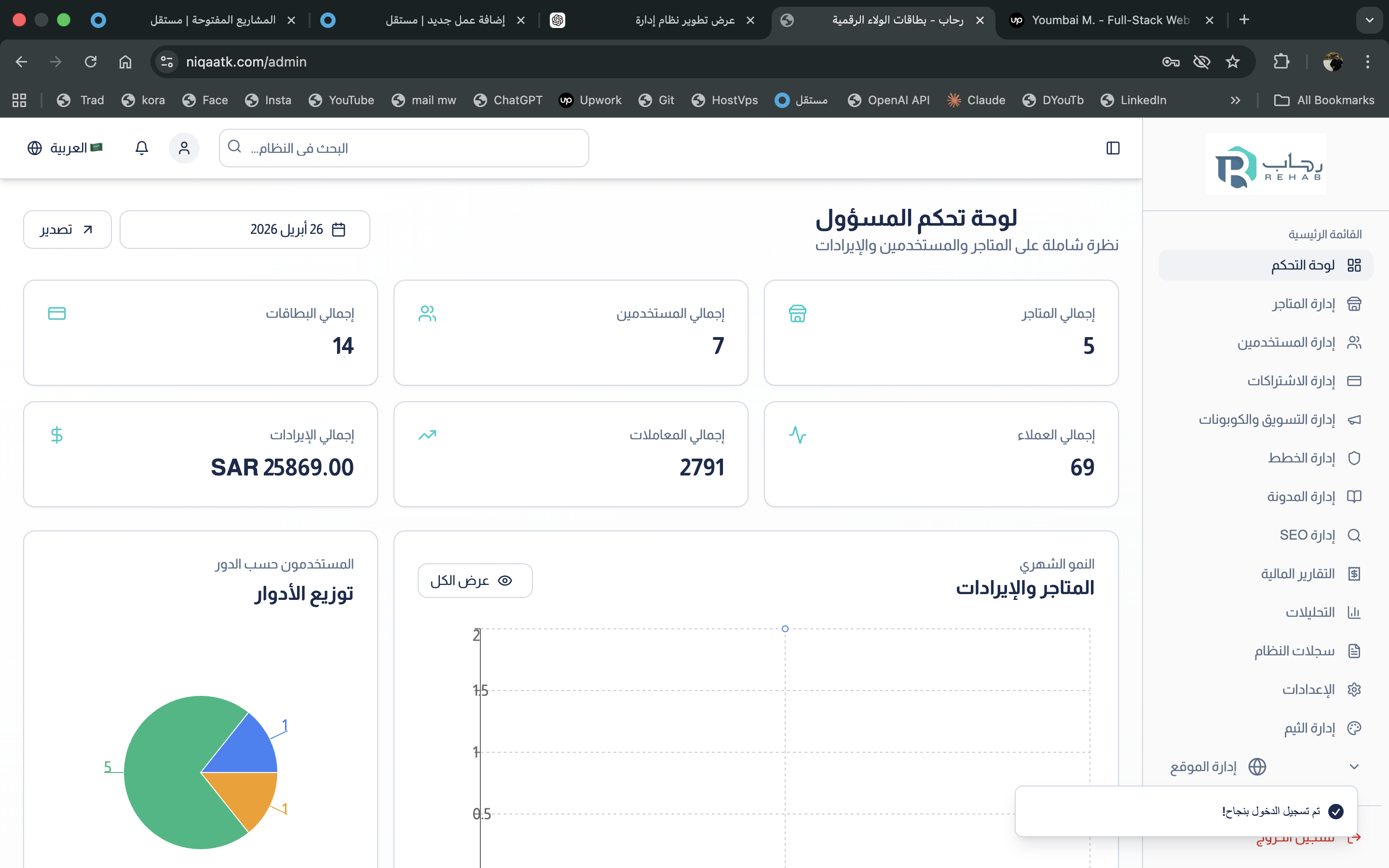 منصة Souf Technology لإدارة الأدوات الرقمية والشات الذكي — 5